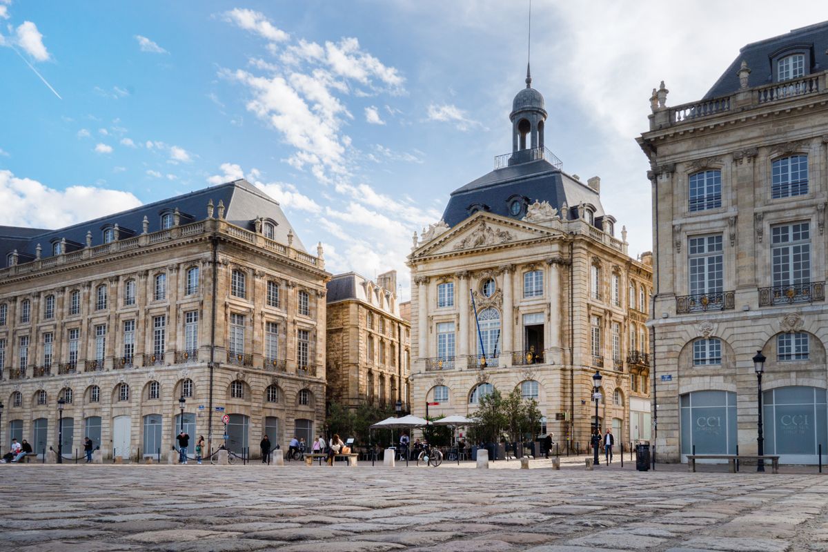 Place de la Bourse a Bordeaux, coeur historique de la metropole